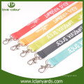 Polyester custom mysterious clear logo surf lanyards